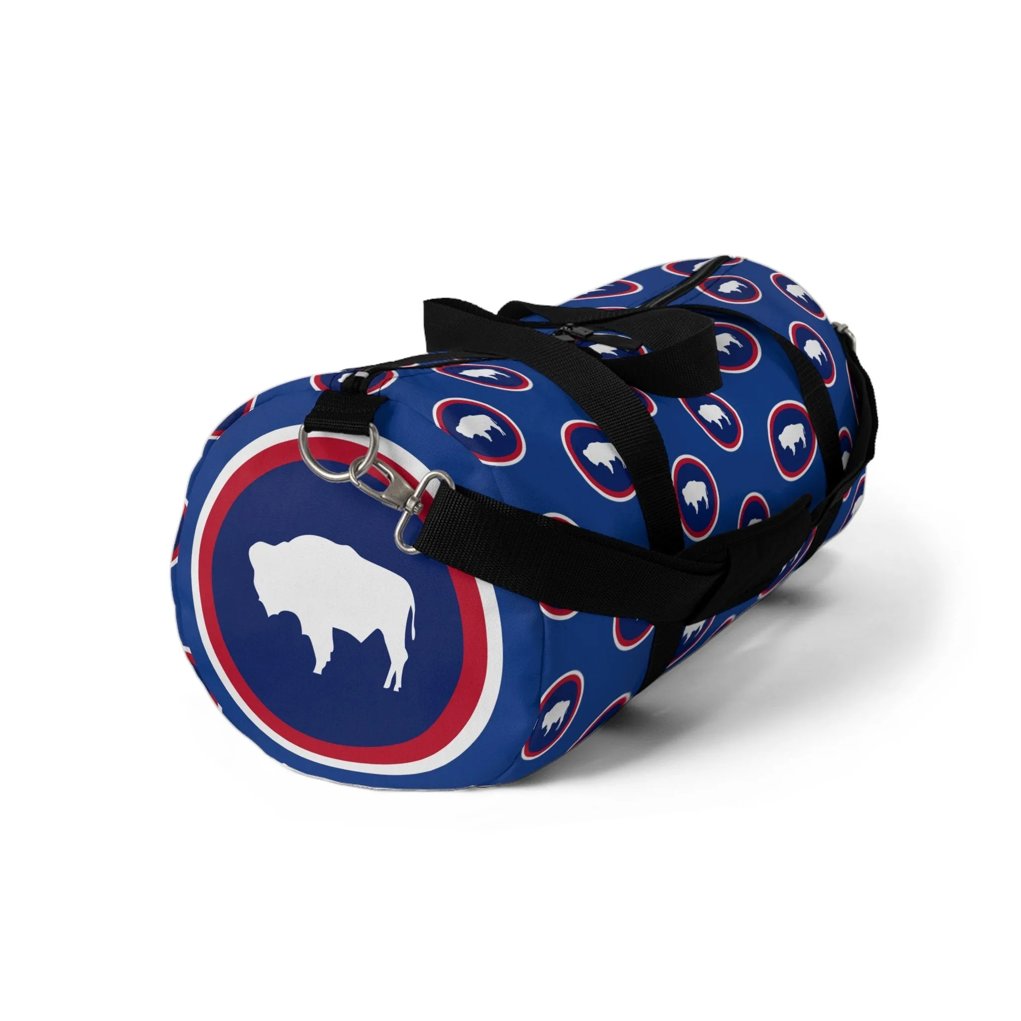 Wyoming  Buffalo State  Flag Duffel Bag