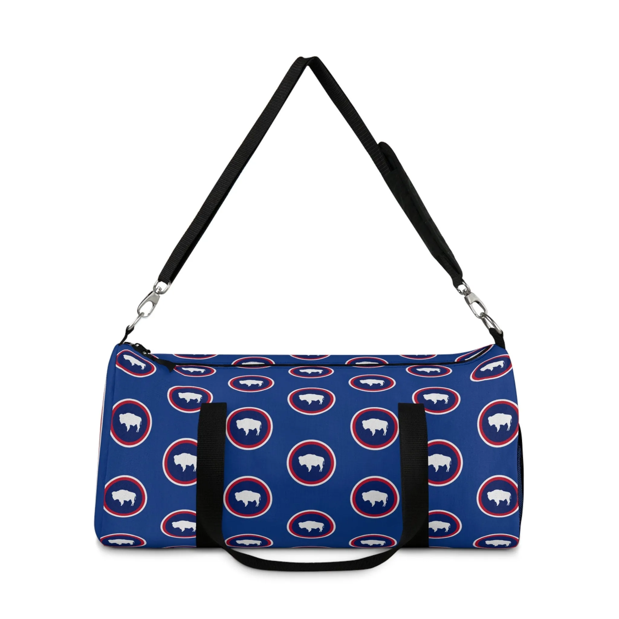 Wyoming  Buffalo State  Flag Duffel Bag