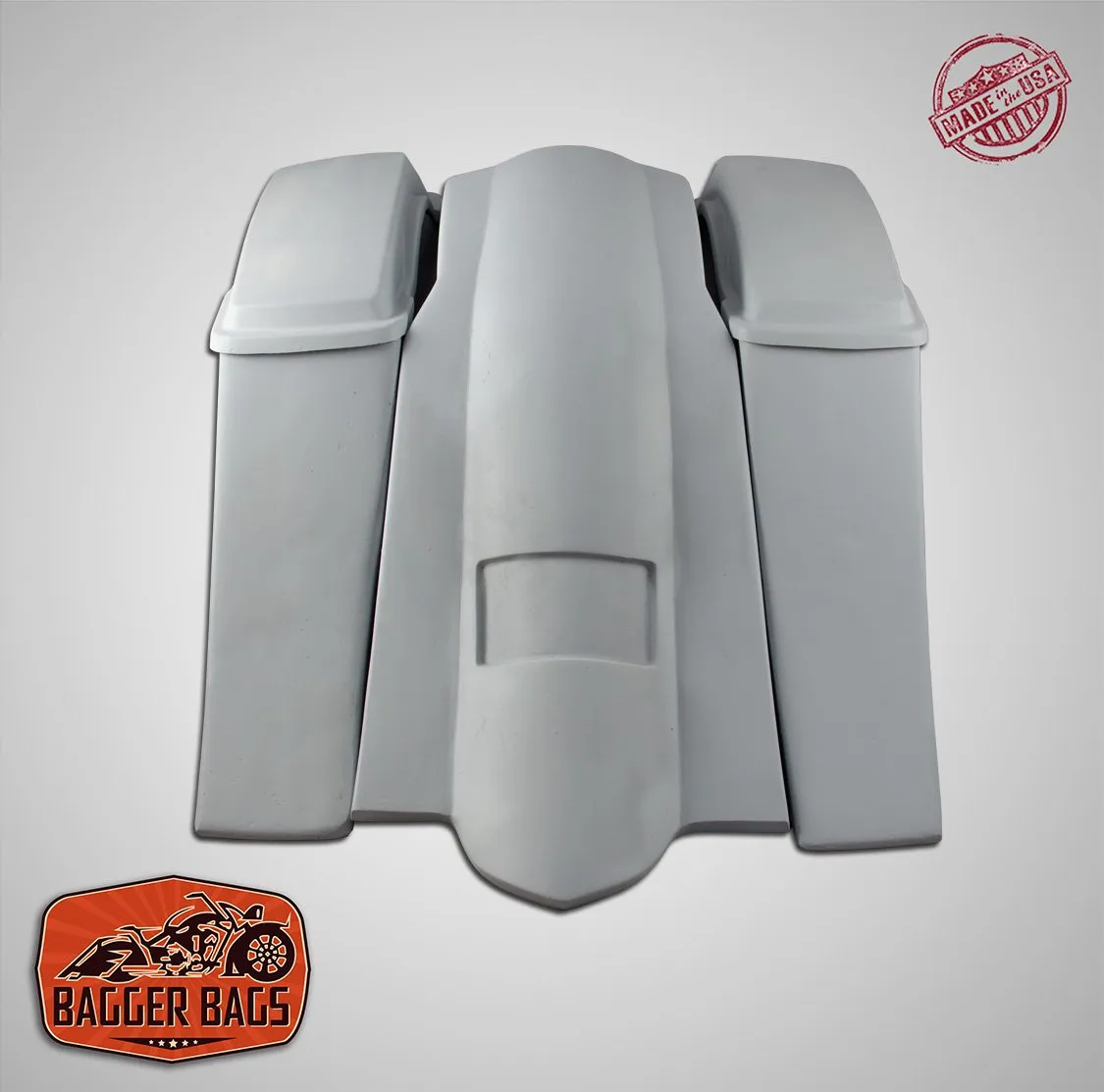 Yamaha Roadstar 1999 - 2007 6" Extended Stretched Out & Down Bags   Rear Fender   No Cut Outs   lids