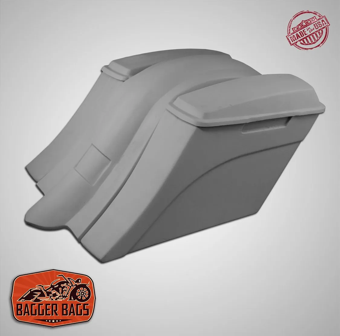 Yamaha Roadstar 1999 - 2007 6" Extended Stretched Out & Down Bags   Rear Fender   No Cut Outs   lids