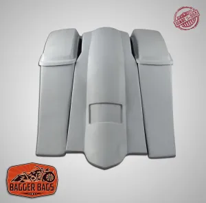 Yamaha Roadstar 1999 - 2007 6" Extended Stretched Out & Down Bags   Rear Fender   No Cut Outs   lids