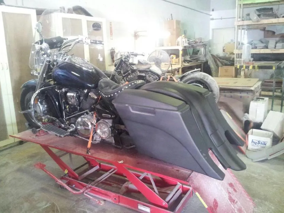 Yamaha Roadstar 1999-2007 Extended 6" Stretched Saddlebags