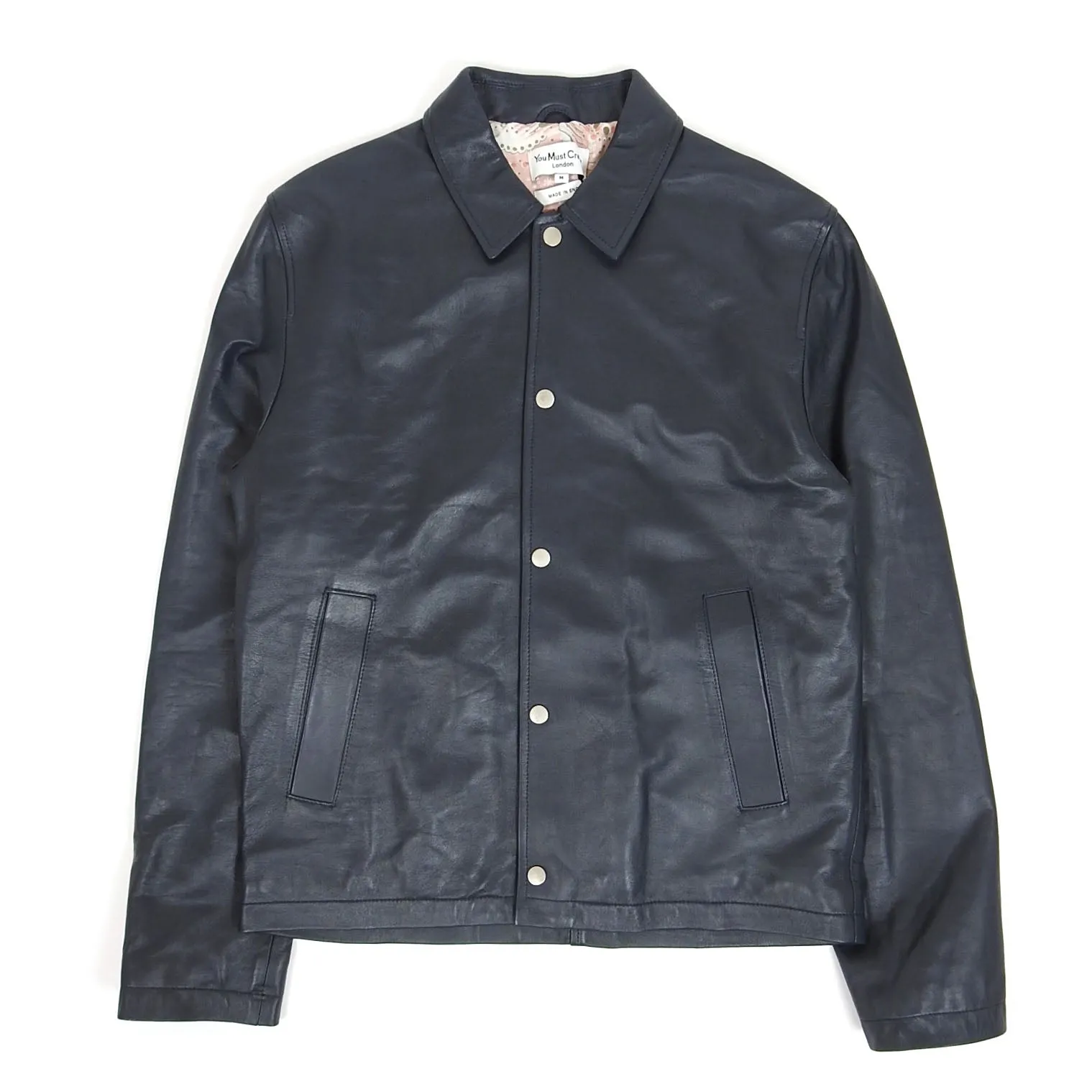 YMC Leather Coach Jacket Size Medium