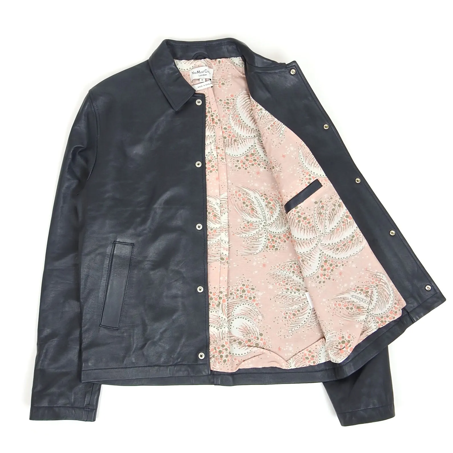 YMC Leather Coach Jacket Size Medium