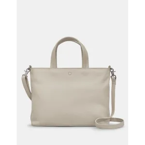Yoshi Hampton Multiway Warm Grey Leather Grab Bag