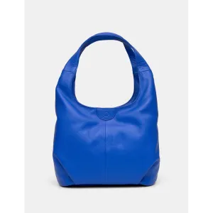 Yoshi Meehan Blue Leather Shoulder Bag