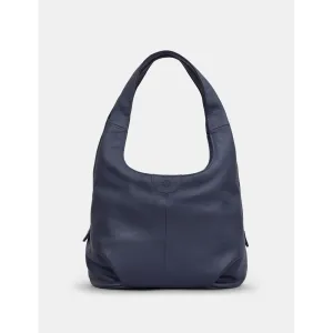 Yoshi Meehan Navy Leather Shoulder Bag