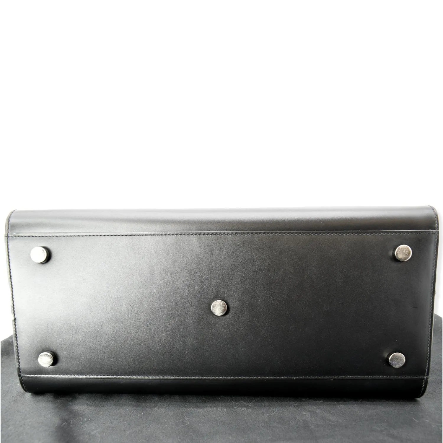 YVES SAINT LAURENT Sac de Jour Leather Shoulder Bag Black