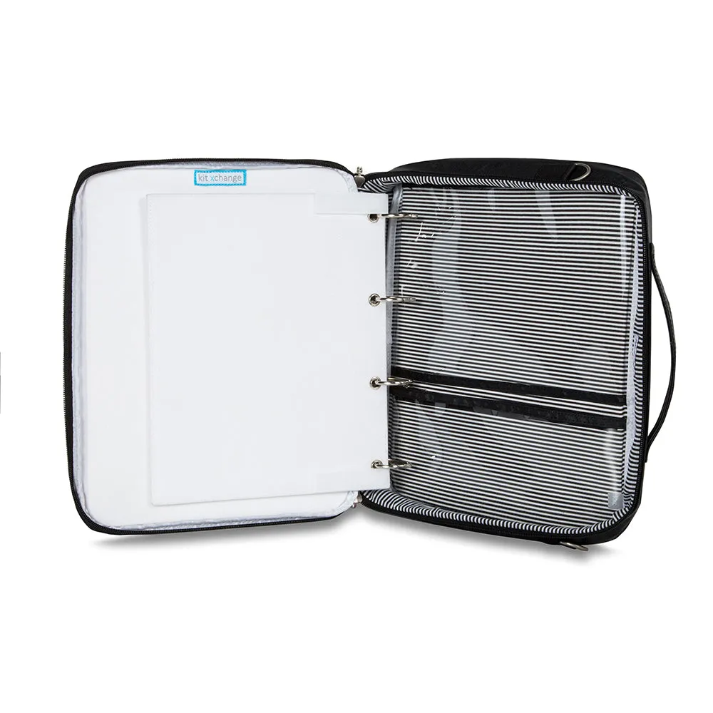 Zip Binder -  Storage for Craft Supplies and Jewelry. Waterflowers