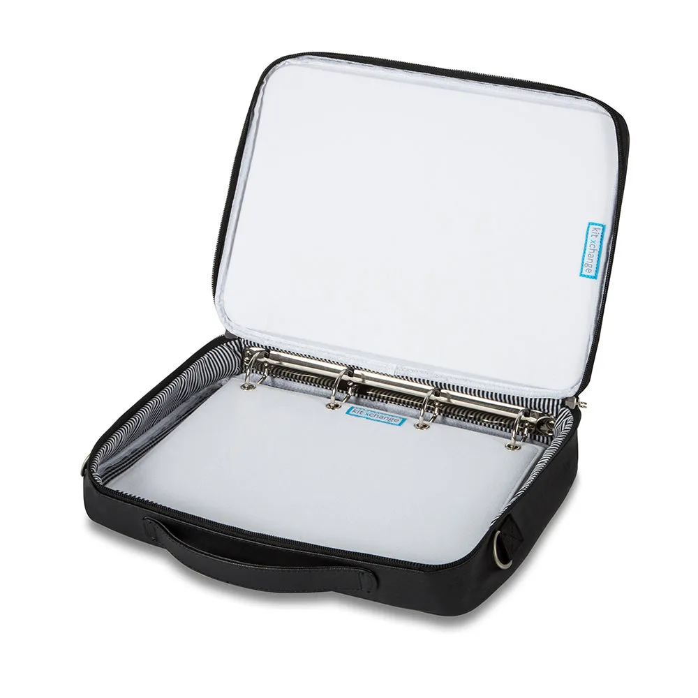 Zip Binder -  Storage for Craft Supplies and Jewelry. Waterflowers