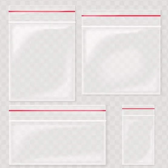 Zip Lock Bag Transparent ( (Pack of 1000 60-micron)