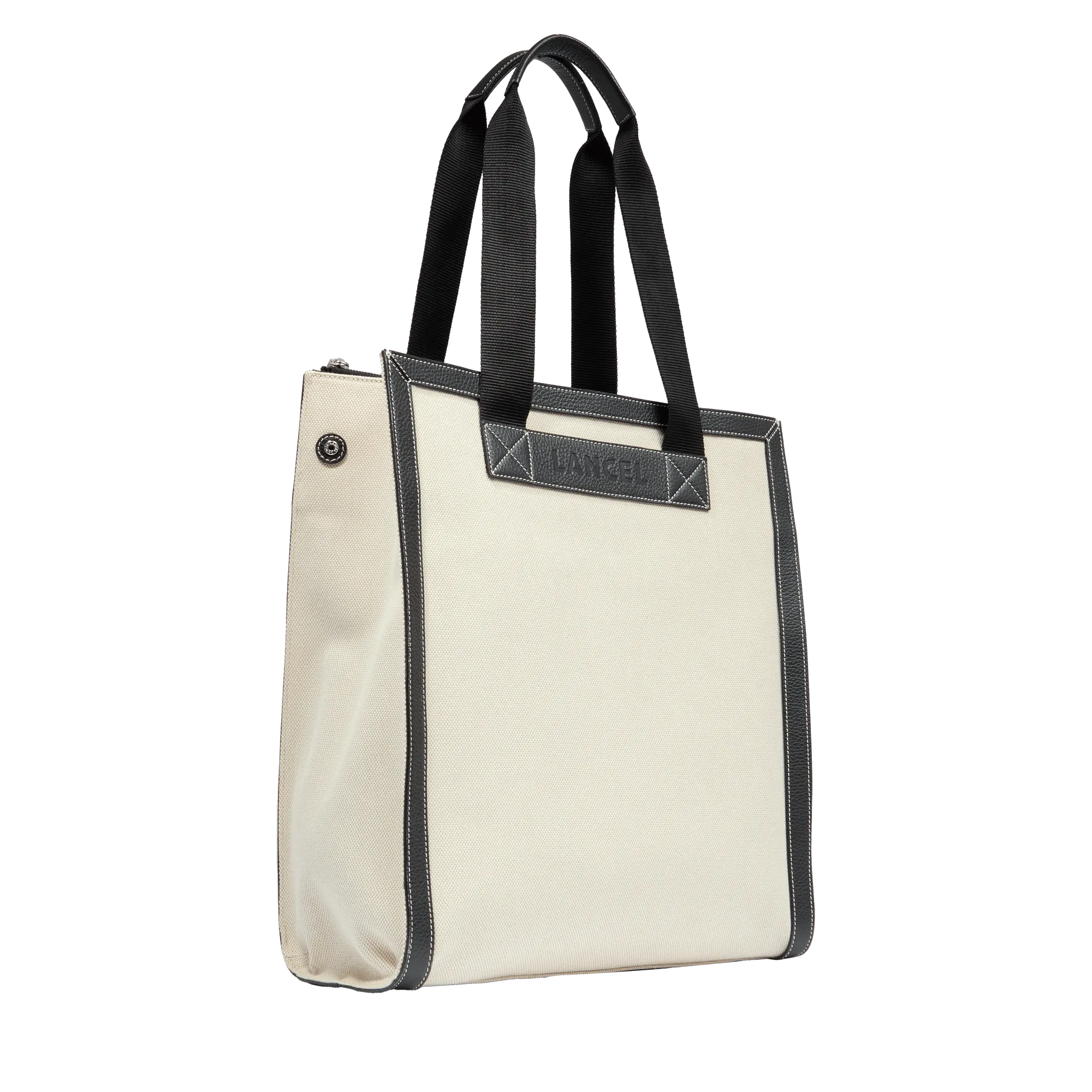 ZIP VERTICAL TOTE BAG