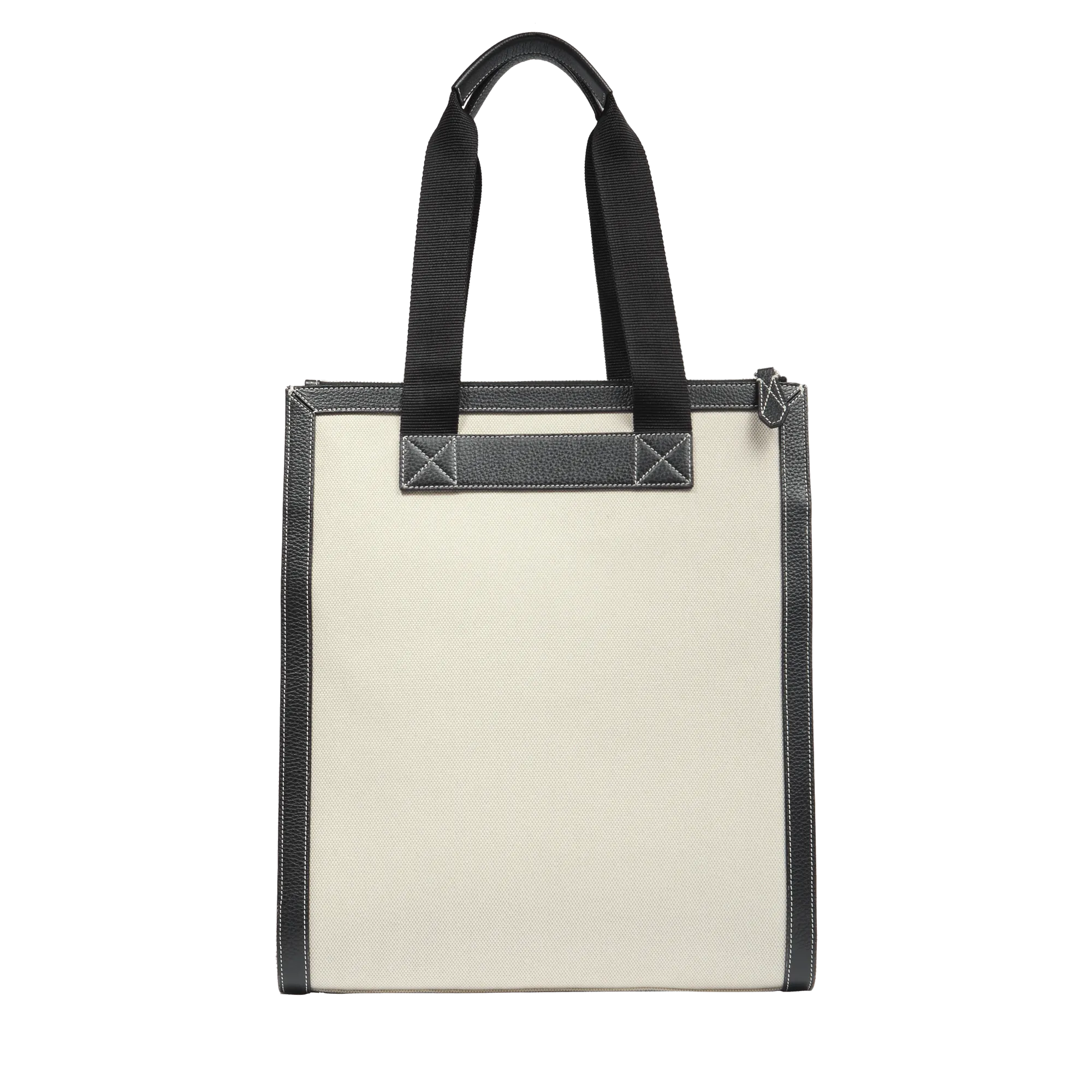 ZIP VERTICAL TOTE BAG