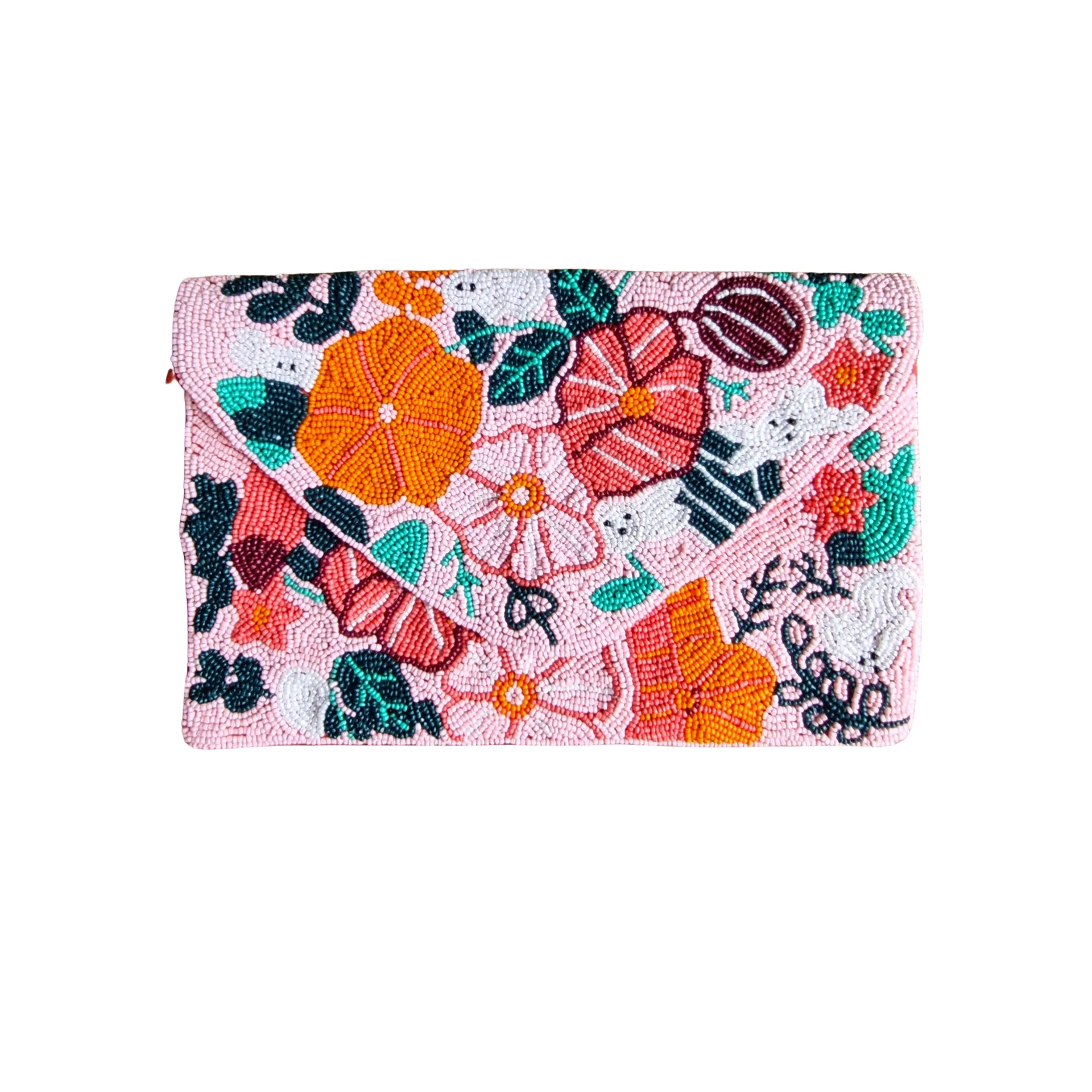 Zoda - Beaded Clutch Floral