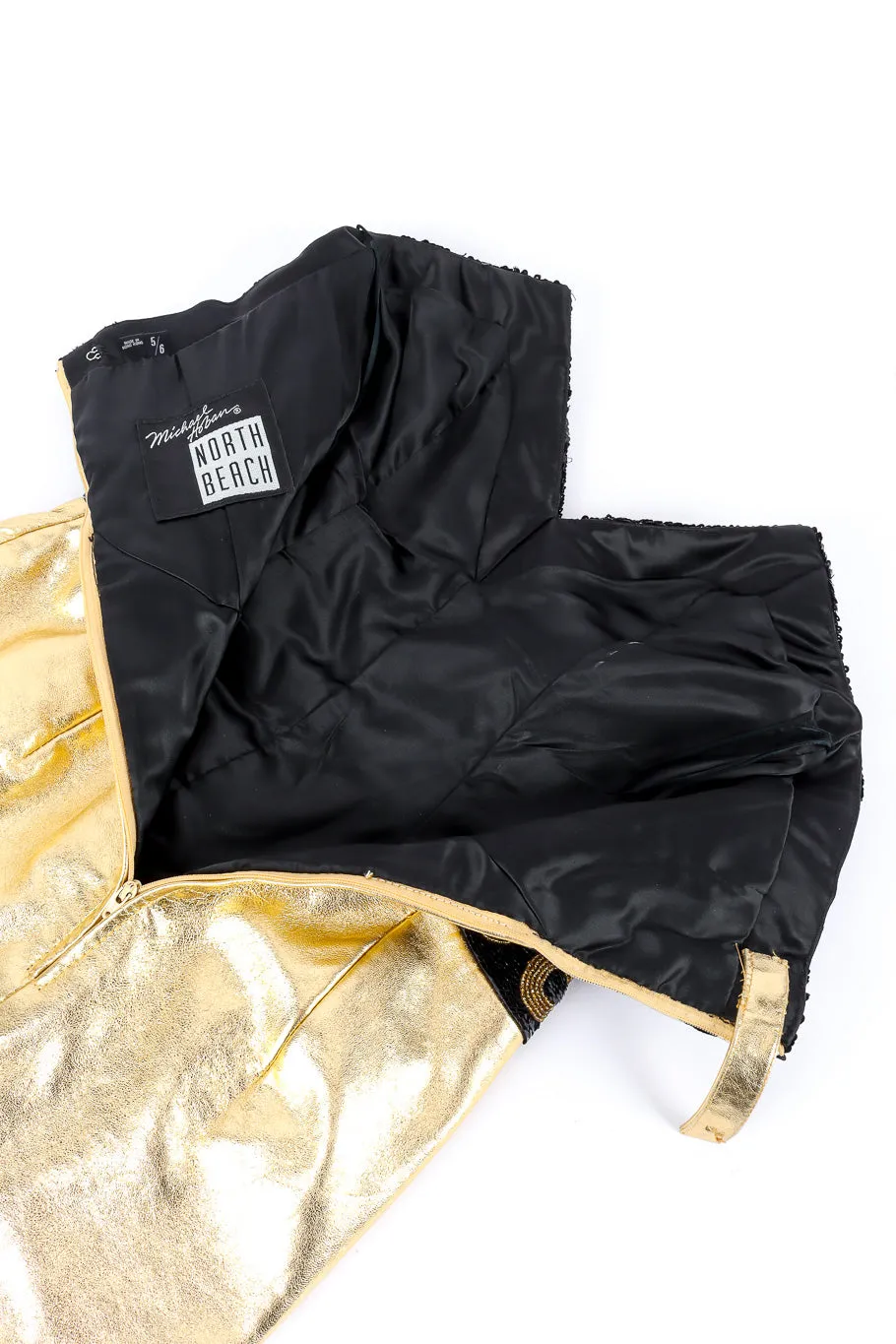 Zodiac Sequin Leather Dress & Jacket Set