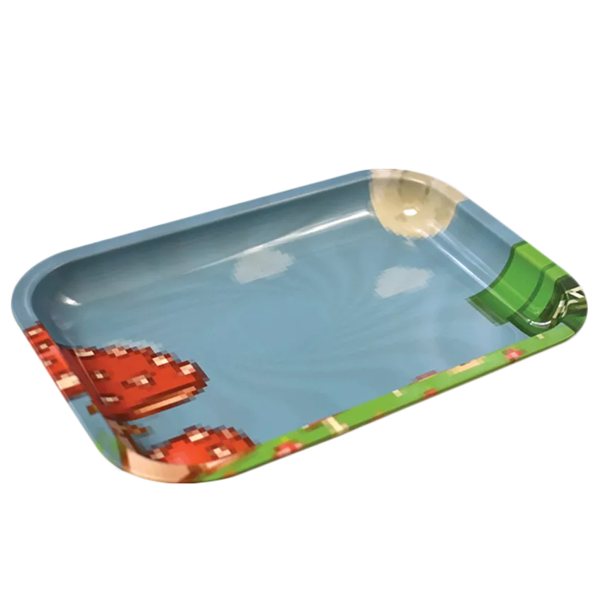 Zooted Brandz Pixel Video Game Inspired Metal Tray w/ Magnetic - (1, 5 OR 10 Count)