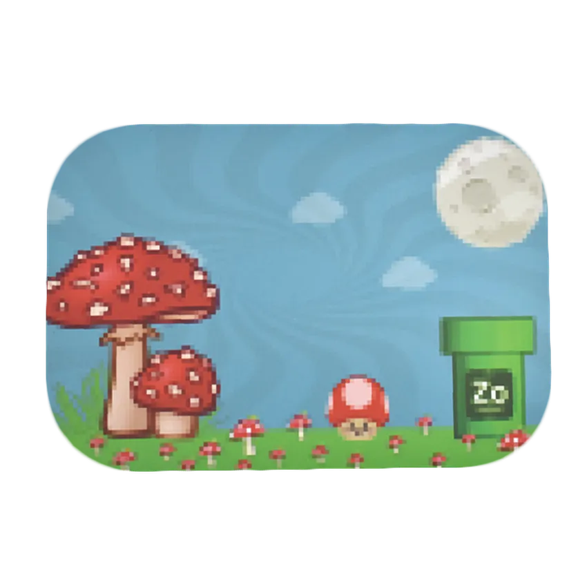 Zooted Brandz Pixel Video Game Inspired Metal Tray w/ Magnetic - (1, 5 OR 10 Count)